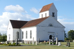 Fjälkestads kyrka sedd från nordost