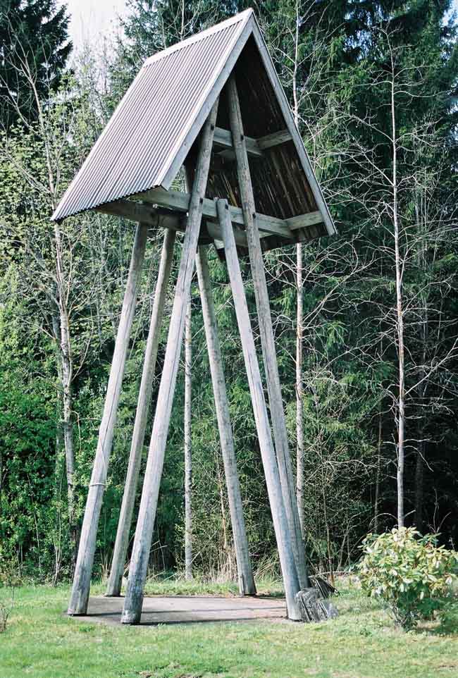 Lersjöns kapell, klockstapeln.