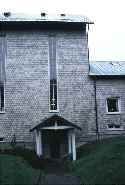 Storfors kyrka, entre i norr till sakristia mm.