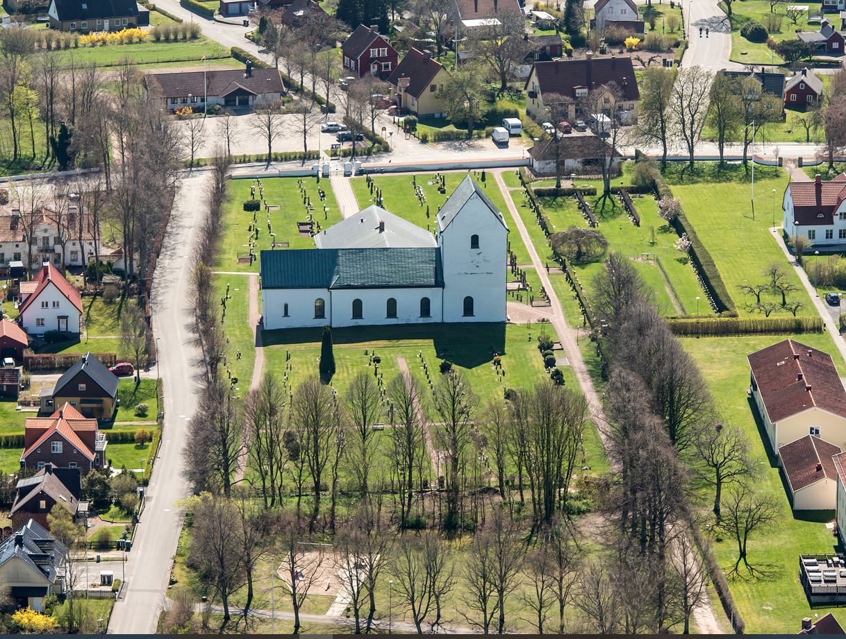 Önnestads kyrka sedd från norr