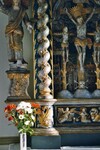 Altaruppsatsdetalj i Strängsereds kyrka. Neg.nr. B963_035:05. JPG.