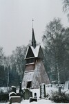 Klockstapel vid Dalums kyrka. Neg.nr. B963_022:10. JPG.
