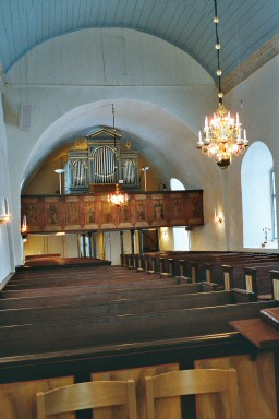 Interiör av Timmele kyrka. Neg.nr. B963_042:22. JPG.