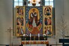 Altaruppsats av Bo Beskow i Timmele kyrka. Neg.nr. B963_041:13. JPG.
