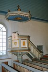 Predikstol i Fänneslunda-Grovare kyrka. Neg.nr. B963_009:14. JPG.