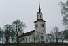 Exteriör av Kölingareds kyrka, uppförd 1850 efter ritningar av J A Hawerman. Neg.nr. B963_021:06. JPG. 