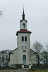 Exteriör av Kölingareds kyrka, uppförd 1850 efter ritningar av J A Hawerman. Neg.nr. B963_021:05. JPG. 