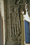 Detalj av porträttgravsten i Kölingareds kyrka. Neg.nr. B963_020:01. JPG.
