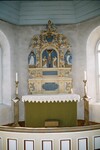Altaruppsats från 1694 i Varnums kyrka, sannolikt ett verk av Gustaf Kihlman, Borås. Neg.nr. B963_008:15. JPG.