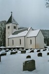 Vists kyrka, till stor del uppförd 1892 efter ritningar av Gustaf Pettersson. Neg.nr. B963_044:16. JPG. 