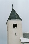 Nyromanskt torn på Vists kyrka. Neg.nr. B963_044:18. JPG. 