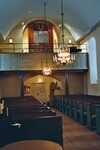 Interiör av Vists kyrka, i allt väsentligt från Knut Nordenskjölds renovering 1939-40. Neg.nr. B963_042:07. JPG.