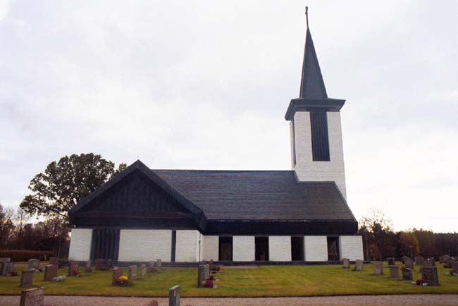 Dalstorps kyrka sedd från norr.