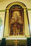 Altartavlan i Gällstads kyrka, från V.


