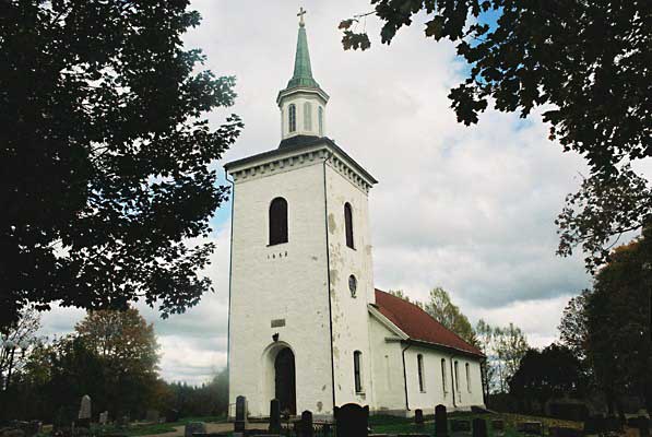 Redslareds kyrka, sedd från sydväst