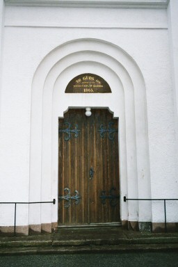Herrljunga kyrka, västport. Neg.nr. B961_016:18. JPG. 