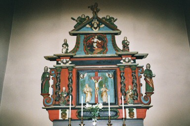 Herrljunga kyrka, altaruppsats. Neg.nr. B961_016:30. JPG.