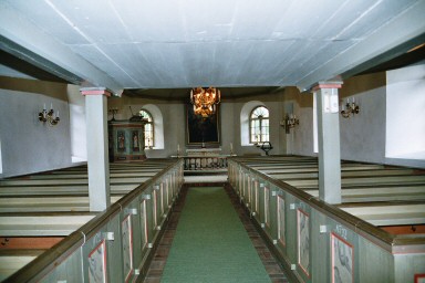 Interiör av Källunga kyrka. Neg.nr. B961_030:16. JPG.