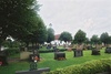 Den utvidgade kyrkogården öster om Torestorps kyrka .