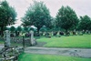 Kyrkogården vid Torestorps kyrka, från söder.
