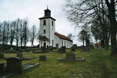 Lena kyrka, uppförd i empire 1835. Neg.nr. B961_044:08. JPG. 
