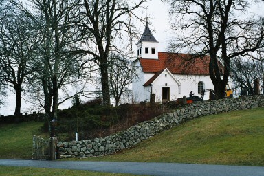Algutstorps kyrka och kyrkogård. Neg.nr. B961_047:02. JPG. 