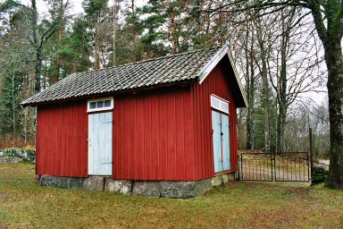 Uthus vid Södra Härene kyrka. Neg.nr. B961_037:01. JPG. 