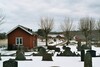 Kvinnestads kyrkogård åt öster. Neg.nr. B961_057:04. JPG. 
