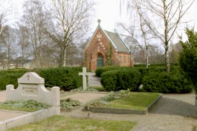 S:ta Birgittas kapell sett från den västra delen av anläggningen.