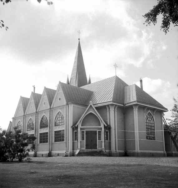 Arvidsjaurs kyrka från sydöst