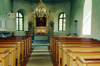 Timmersdala kyrka, vy mot koret  Neg nr 02/120:14.jpg