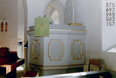 Norra Kyrketorps kyrka, predikstol. Neg nr 02/161:17.jpg