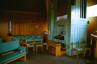 Sankt Matteus kyrka, vy mot orgeln.  Neg nr 02/168:04.jpg