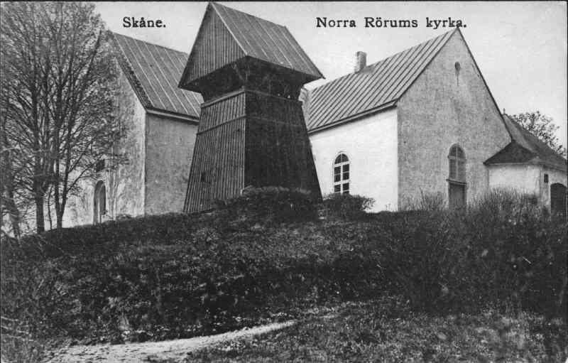 Norra Rörums kyrka mot nordöst