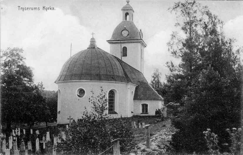 Tryserums kyrka från nordöst