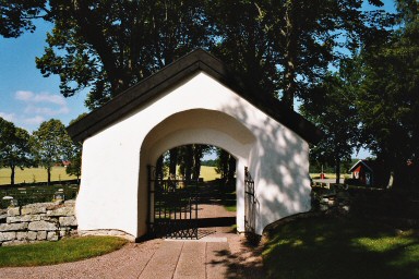 Ledsjö kyrkogård med stiglucka. Neg.nr 03/216:21.jpg