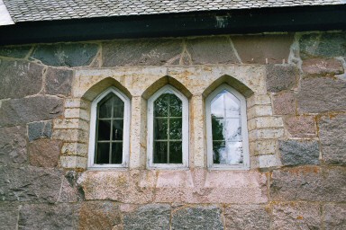Vinköls kyrka. Fönster i östra korsarmens sydfasad.  Neg.nr.04/203:22.jpg.