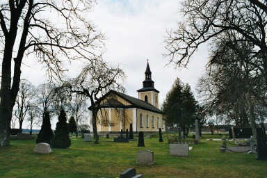 Fridhems kyrka och kyrkogård. Neg.nr. 04/102:14. JPG.
