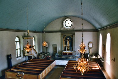Interiör av Edsvära kyrka. Neg.nr. 04/139:18. JPG.