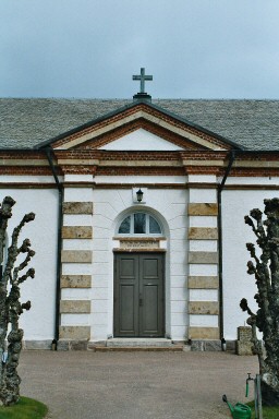 Mittportal på Larvs kyrka. Neg.nr. 04/114:09. JPG. 