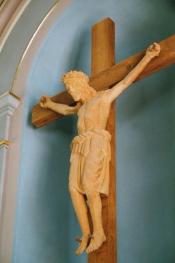 Krucifix i Kvänums kyrka. Neg.nr. 04/136:12. JPG.