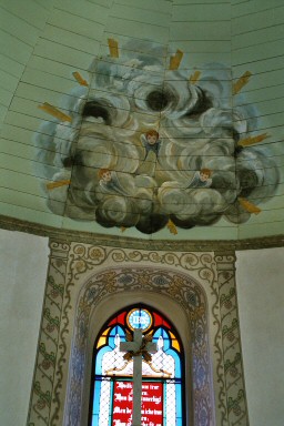 Dekorerat kortak i Ryda kyrka. Neg.nr. 04/129:09. JPG.