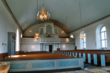 Interiör av Skarstad kyrka. Neg.nr. 04/111:08. JPG.
