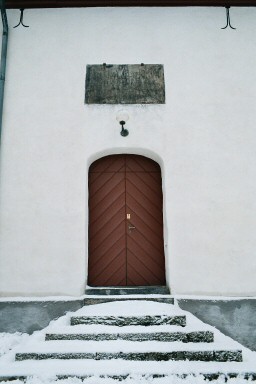 Långareds kyrka, mittport. Neg.nr. B961_033:20. JPG. 