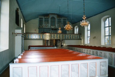 Långareds kyrka, interiör. Neg.nr. B961_032:05. JPG.