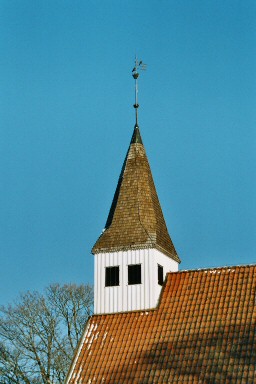 Gaveltorn på Bälinge kyrka. Neg.nr. B961_065:18. JPG. 