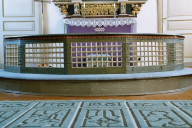 Altarring från 1600-talet i Bälinge kyrka. Neg.nr. B961_075:04. JPG.