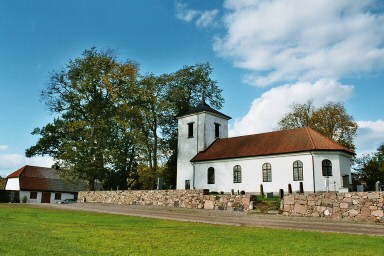 Stora Eks kyrka och kyrkogård. Neg.nr 04/258:20.jpg