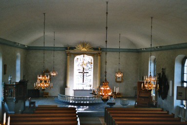 Vy mot koret i Fredsbergs kyrka. Neg.nr 04/297:03.jpg
