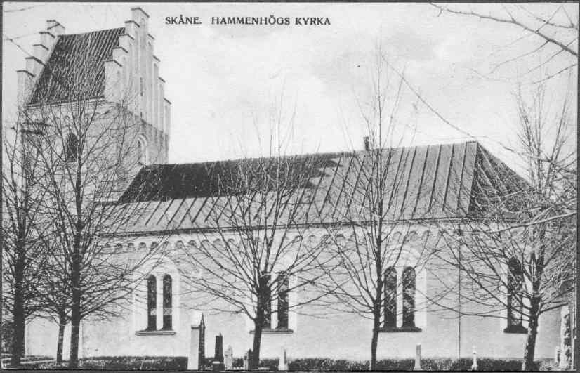Hammenhögs kyrka från söder